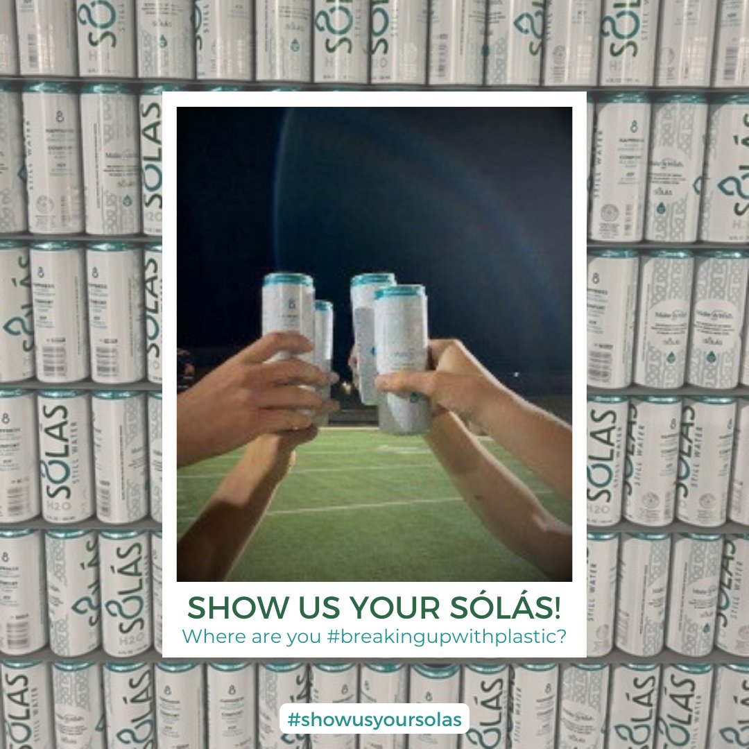 SolasH2O's tweet photo. Where are you #breakingupwithplastic? Whether you're headed to Solon Beef Days, riding @RAGBRAI next week, or just spending time with friends, #solash2o is the perfect companion! Use #ShowUsYourSolas and tag @SolasH2O when you share your photos of where you're staying hydrated! https://t.co/I0ceu40IVr