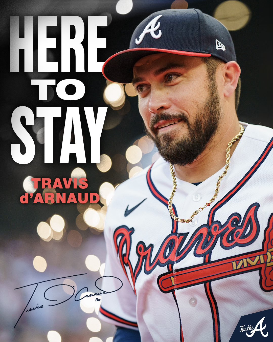 Atlanta Braves on X: The Atlanta #Braves today signed C Travis d'Arnaud to  a one-year, $8 million contract for the 2024 season which includes an $8  million club option for 2025 with