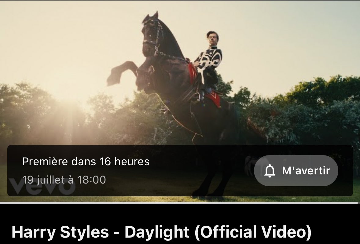 Team1DFrance's tweet photo. 📲 | Le clip de Daylight sort aujourd’hui à 18h !!! 

https://t.co/z4MeaedqQ2 https://t.co/j5GJOVXXdK