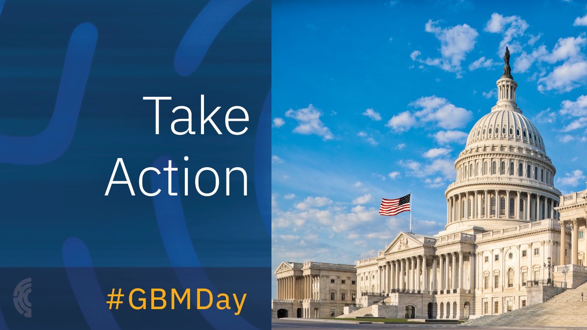 For the fifth annual #GBMDay, contact your members of Congress now to support the #Glioblastoma Awareness Day resolution and shine a light on the most common, complex, treatment-resistant, and deadliest type of brain cancer: p2a.co/ii7fqyo