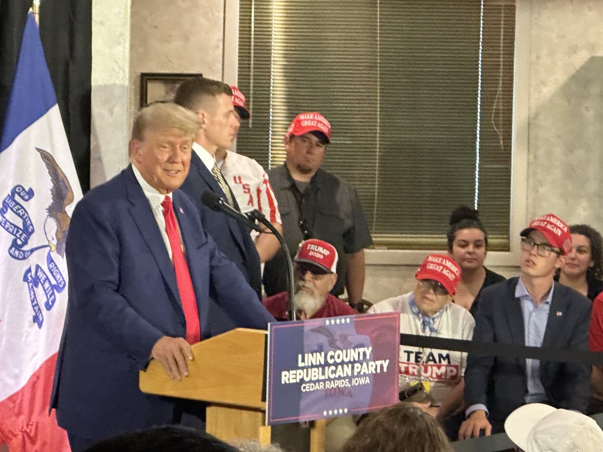 JasonMiller's tweet photo. Linn County, Iowa, is Trump Country!!! #MAGA 🇺🇸 https://t.co/mwmx1gWJ07