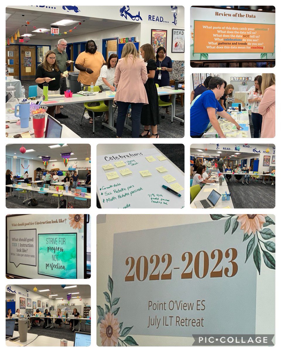 Educators coming together to review the data! So thankful for this team who attended an ILT meeting to discuss how we can support teachers and students. #big3HBL @krsimp22 @NclKeros @PointOViewES