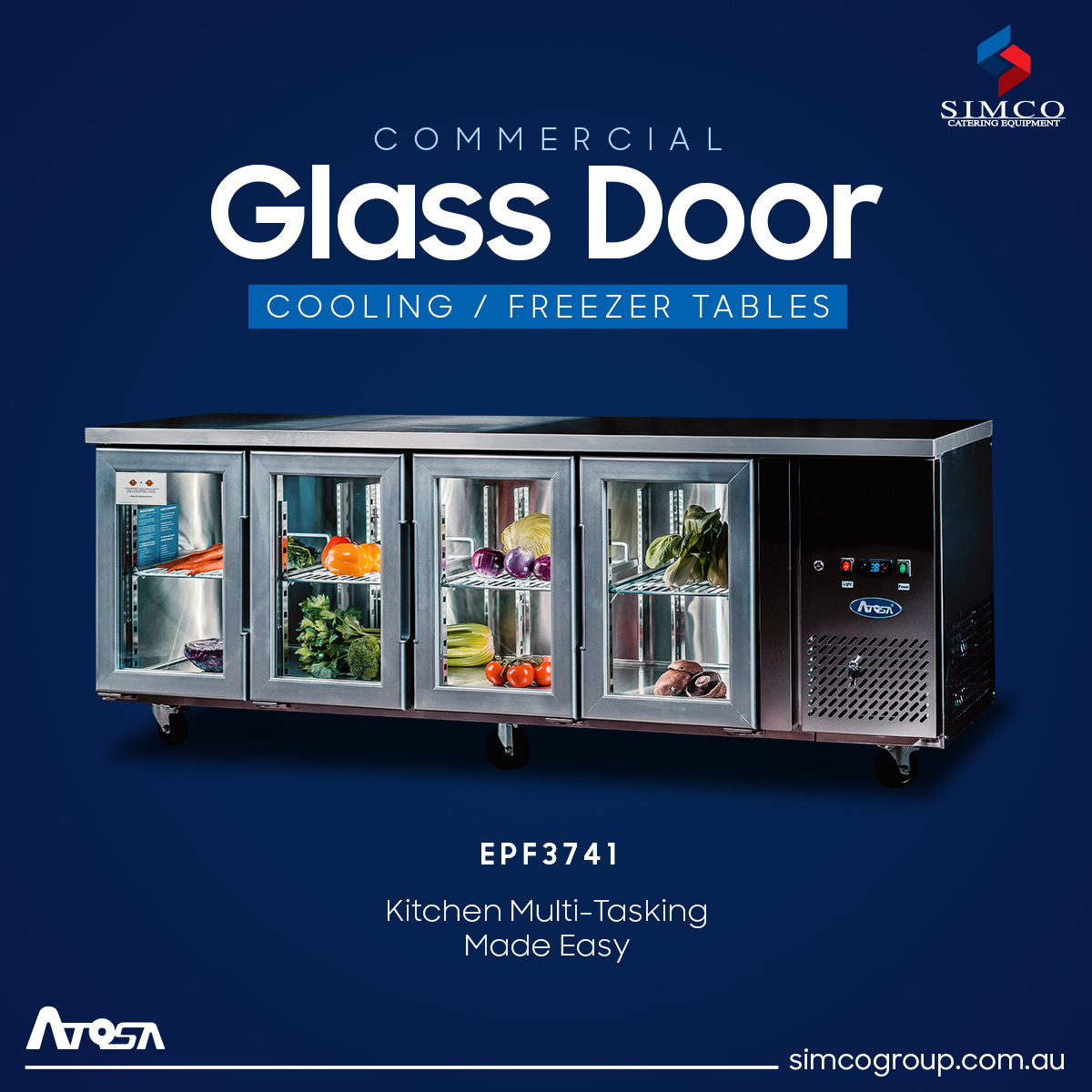 Cut, store and cool the #ingredients in a revolutionary #device! Multitask as much as you wish with #Simco #Glassdoorfreezer tables.  

Learn more - bit.ly/under-bench-fr…