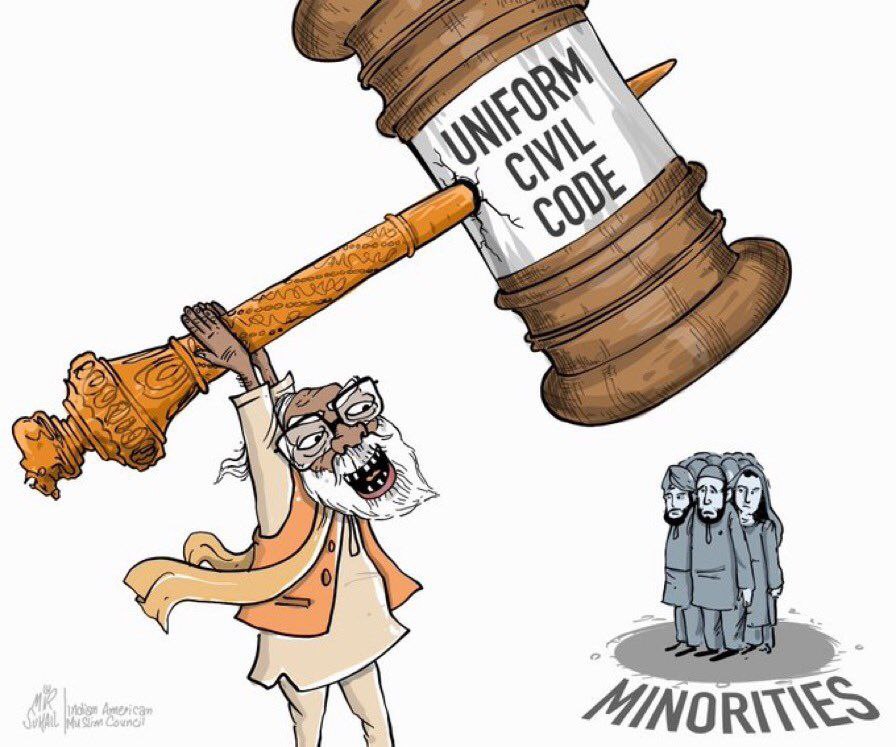 Ucc सभी minority के लिए खतरे की घंटा है.
#BharatBandhAgainstUCC