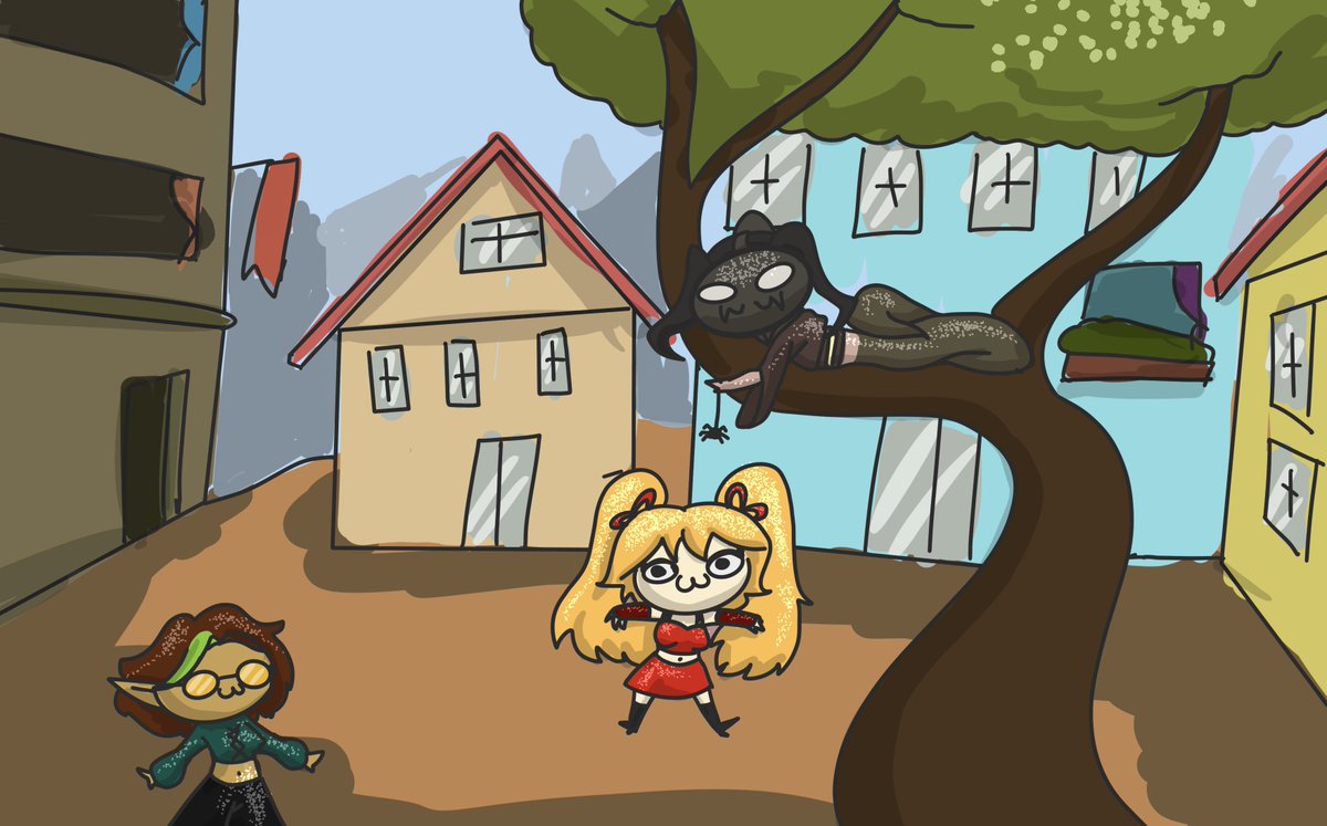 Asustar personas incautas es una actividad divertida, ¿no? 

 #Permadraw3Waterfulls