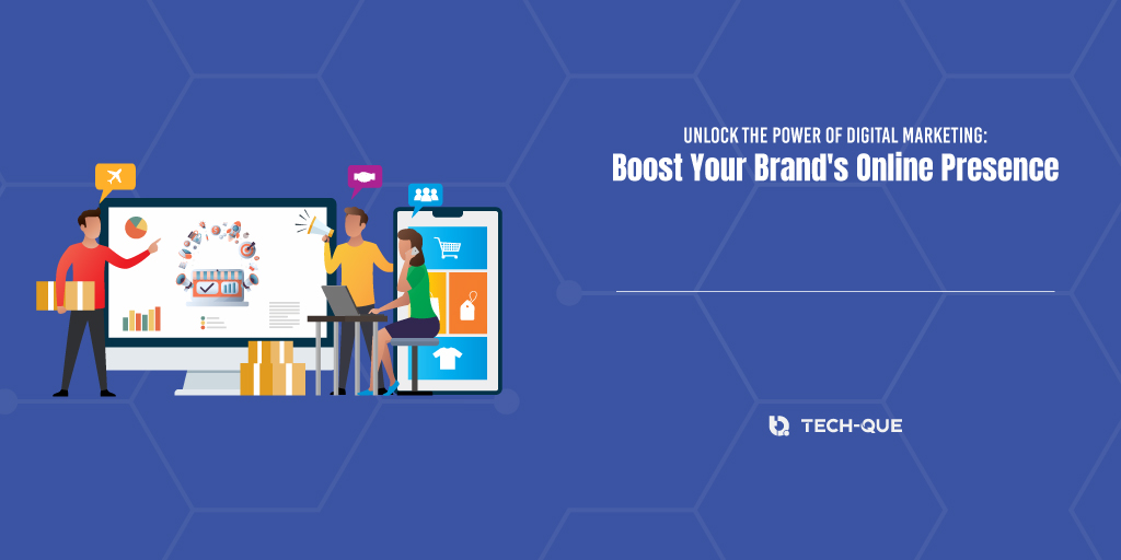 techqueit's tweet image. Discover how digital marketing strategies can help your business reach a wider audience, increase brand visibility, and drive more conversions. #DigitalMarketing #OnlinePresence