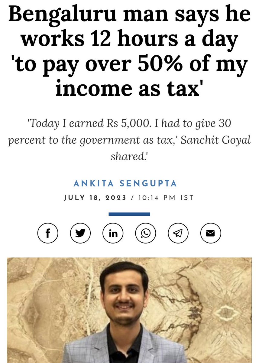 ggganeshh's tweet photo. If salaried class doesn't speak up and takes a vacation on the election day, this 50% will become 70%
Please speak up against tax Ter'ism, vote responsibly
...
TC: @VijayRajan777 https://t.co/sHqJcf4VeL