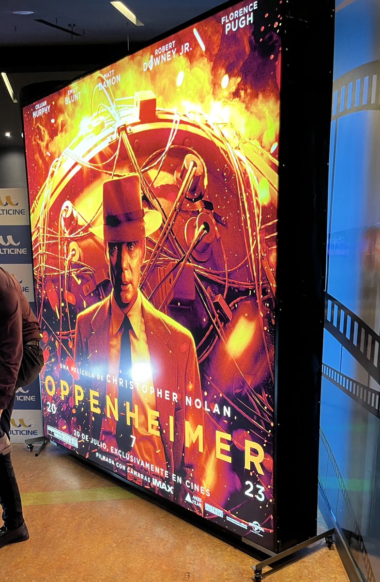 amgv7's tweet photo. Saliendo de ver Oppenheimer solo dos cosas para decir por ahora:
- está demasiado buena
- Ño es para todos https://t.co/VEahkDKuOS