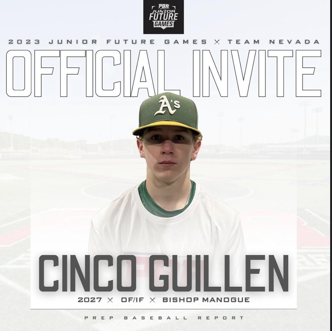 Thank you <a href="/B_HarrisonPBR/">Brett Harrison</a> and @PBR_Nevada  for the opportunity to represent Nevada and Bishop Manogue Baseball at the junior future games this upcoming week!