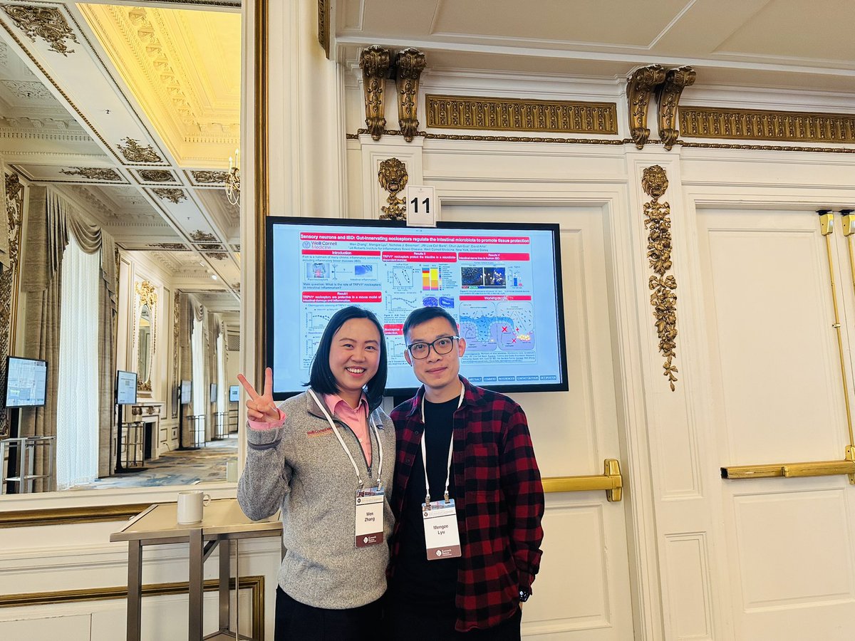Wen Zhang (@wenzhang1120) on Twitter photo I enjoyed the poster session at #InnovationSymposium2023 so much today and have been connecting with many IBD researchers and promoting the field of #neuroimmunology thanks to <a href="/KR_Foundation/">Kenneth Rainin Foundation</a> ! Till next time! <a href="/MengzeLv/">Mengze Lyu</a> I enjoyed the poster session at #InnovationSymposium2023 so much today and have been connecting with many IBD researchers and promoting the field of #neuroimmunology thanks to <a href="/KR_Foundation/">Kenneth Rainin Foundation</a> ! Till next time! <a href="/MengzeLv/">Mengze Lyu</a>