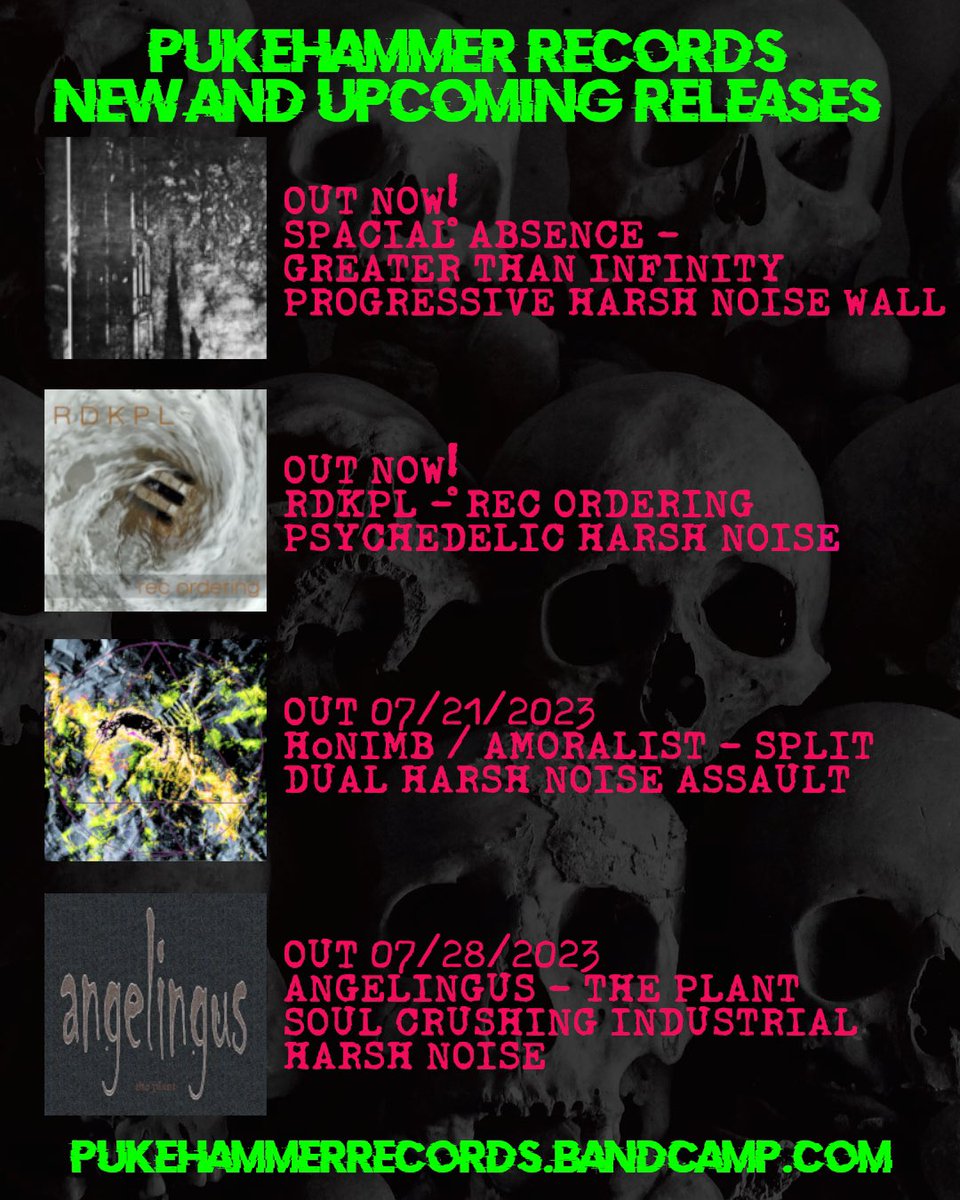 PukehammerRecs's tweet photo. #noise #harshnoise #HNW #harshnoisewall #experimental #experimentalnoise #heavyelectronics #powerelectronics  #powernoise #drone #darkambient #noisemusic #industrial #deathindustrial #newrelease https://t.co/Qtv4r32fgx