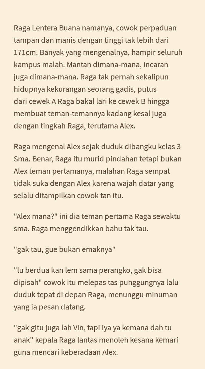 Sskyzone00's tweet photo. Chapter 2 "raga"

Jn as Vino Anggara Herianto https://t.co/T5ttGChgJA