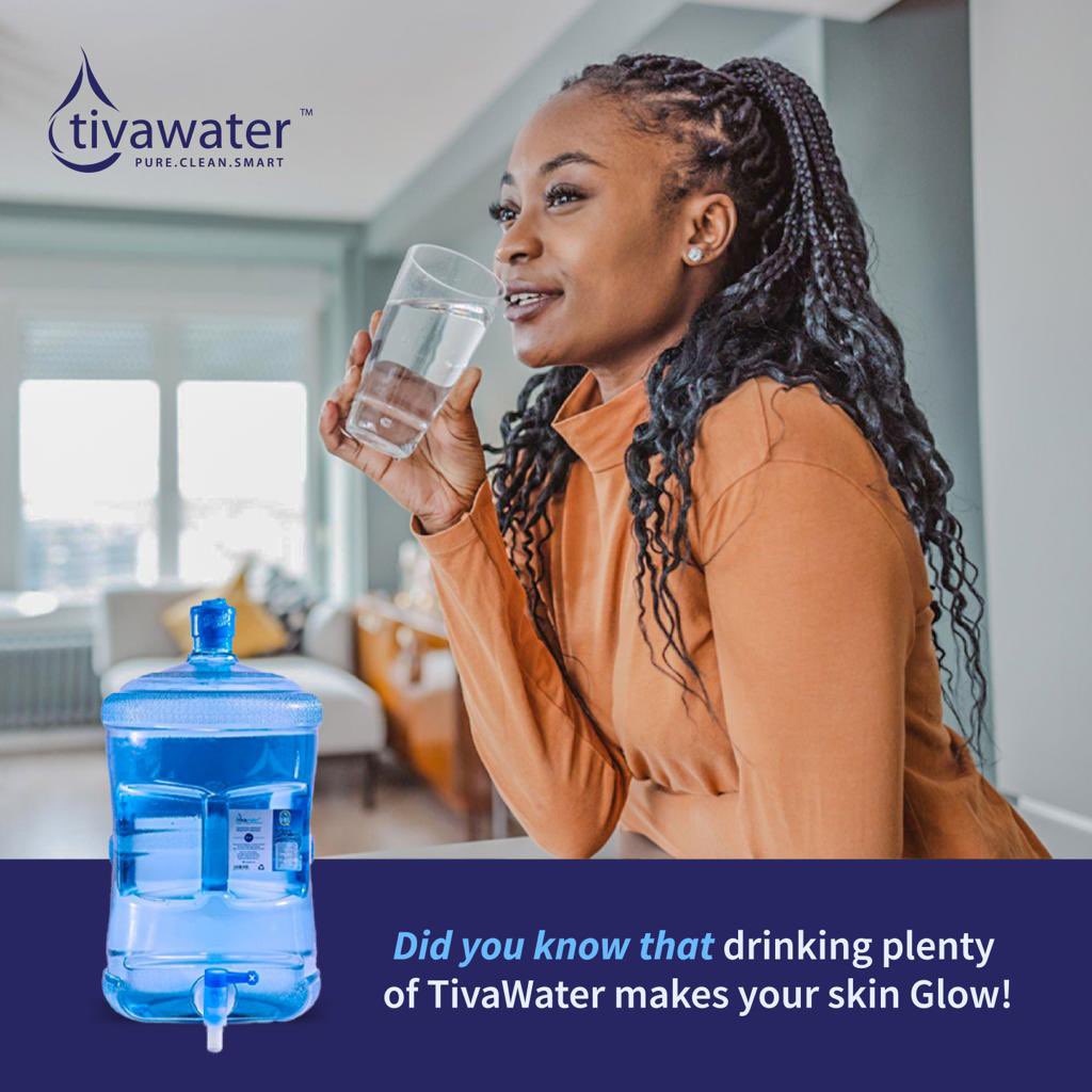 I bet you want a glowing skin!
The simple solution is TivaWater!
Call 0787413182 / 0757170982 now for your delivery.
#smoothskin
#glowingskin
#drinkwater
#Kampala
#healthhabits
#HealthTips