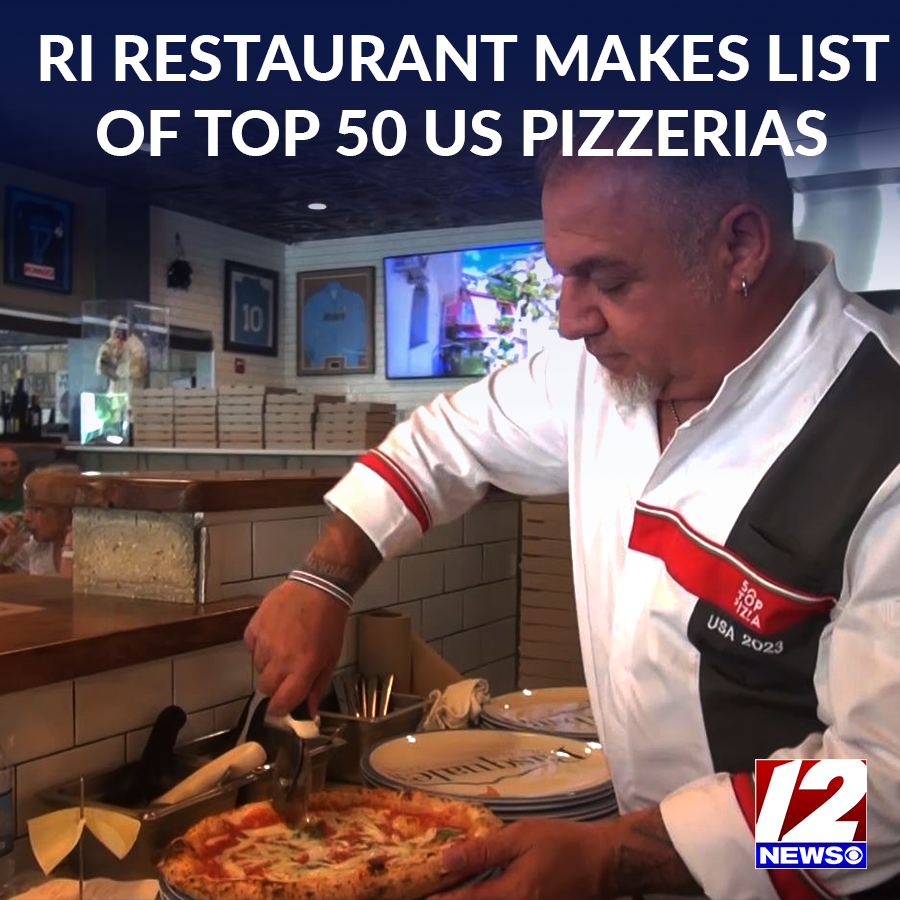 wpri12's tweet photo. Pasquale's Pizzeria Napoletana was just ranked No. 12 in the country for best pizza. The owner told @LeahBCrowley what he believes sets his restaurant apart from others, and which one of his signature pies holds a special place in his heart. https://t.co/ByIoUFsLMV https://t.co/qBuJsmgEeL