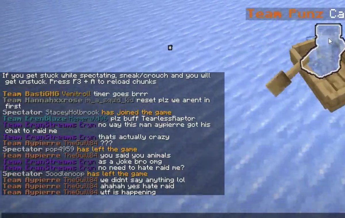 esotericene's tweet photo. remade this thread to clear a few things up!

note: each cc in chat will have a team name and THEN their user

1: the comment that apparently made pierre’s team mad 
2: when the hate raid was first mentioned in chat https://t.co/WwxqUlLH4T