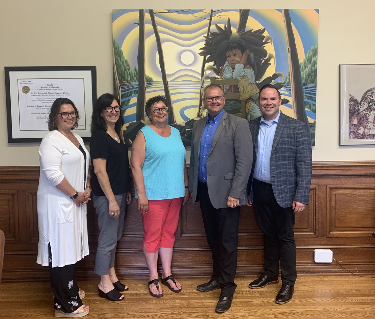 Hon. Wayne Ewasko 🇺🇦 (@minewasko) on Twitter photo Great discussion with <a href="/MBSchoolBoards/">MB School Boards</a> today on ways we can work together to improve student success for all across our Manitoba public school system. Great to meet with <a href="/SandyNemeth/">𝐒𝐚𝐧𝐝𝐲 𝐍𝐞𝐦𝐞𝐭𝐡</a> in her new role as MSBA president! #mbpoli #mbed Great discussion with <a href="/MBSchoolBoards/">MB School Boards</a> today on ways we can work together to improve student success for all across our Manitoba public school system. Great to meet with <a href="/SandyNemeth/">𝐒𝐚𝐧𝐝𝐲 𝐍𝐞𝐦𝐞𝐭𝐡</a> in her new role as MSBA president! #mbpoli #mbed