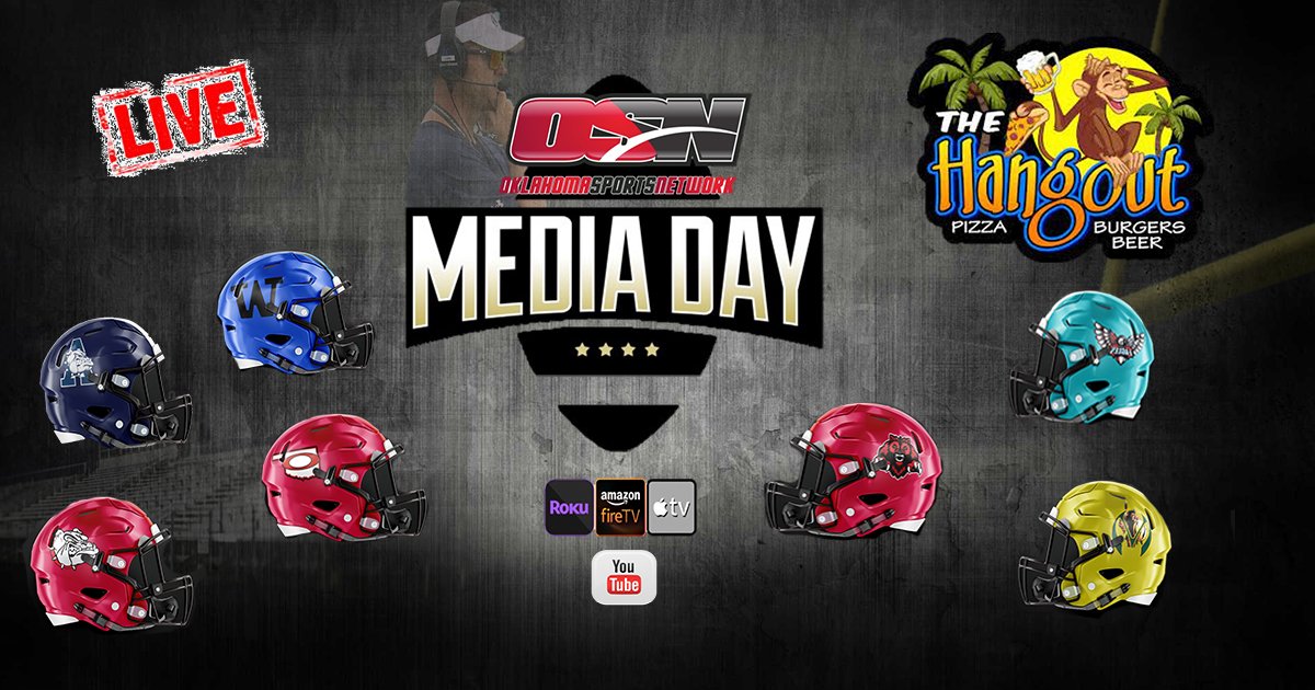 OSN Media Day (SW Region) Coming this Friday to The Hangout at 10am LIVE with Coaches and Players from our 7 Schools. Lawton High, Eisenhower, Macarthur, Elgin, Cache, Altus and Walters. OKSportsNet.com