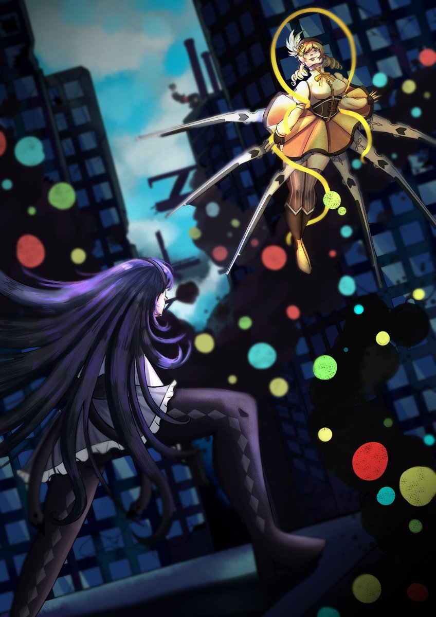 Chimchar_burst's tweet photo. Mami vs Homura.
I felt the need to make a madoka fanart since its one of my favourite anime ever
#MadokaMagica https://t.co/uCEzxlA0Fm