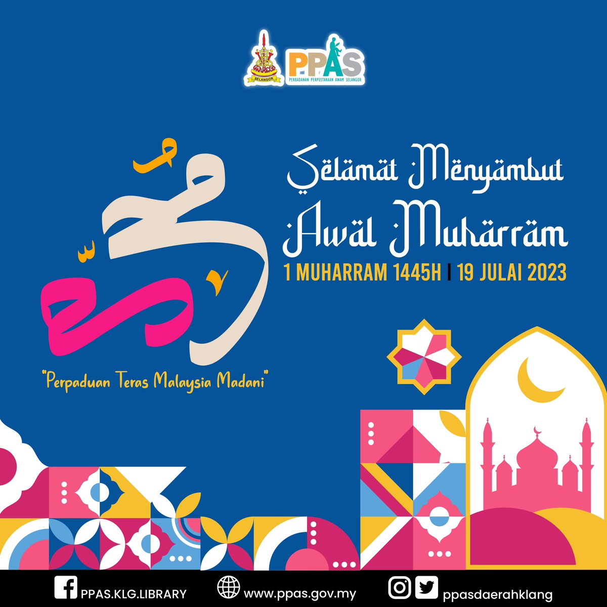 ppasdaerahklang's tweet photo. Selamat menyambut Awal Muharram
1 Muharram 1445H I 19 Julai 2023

#ppas #ppasklang #awalmuharram #maalhijrah https://t.co/wjBmvtsozi