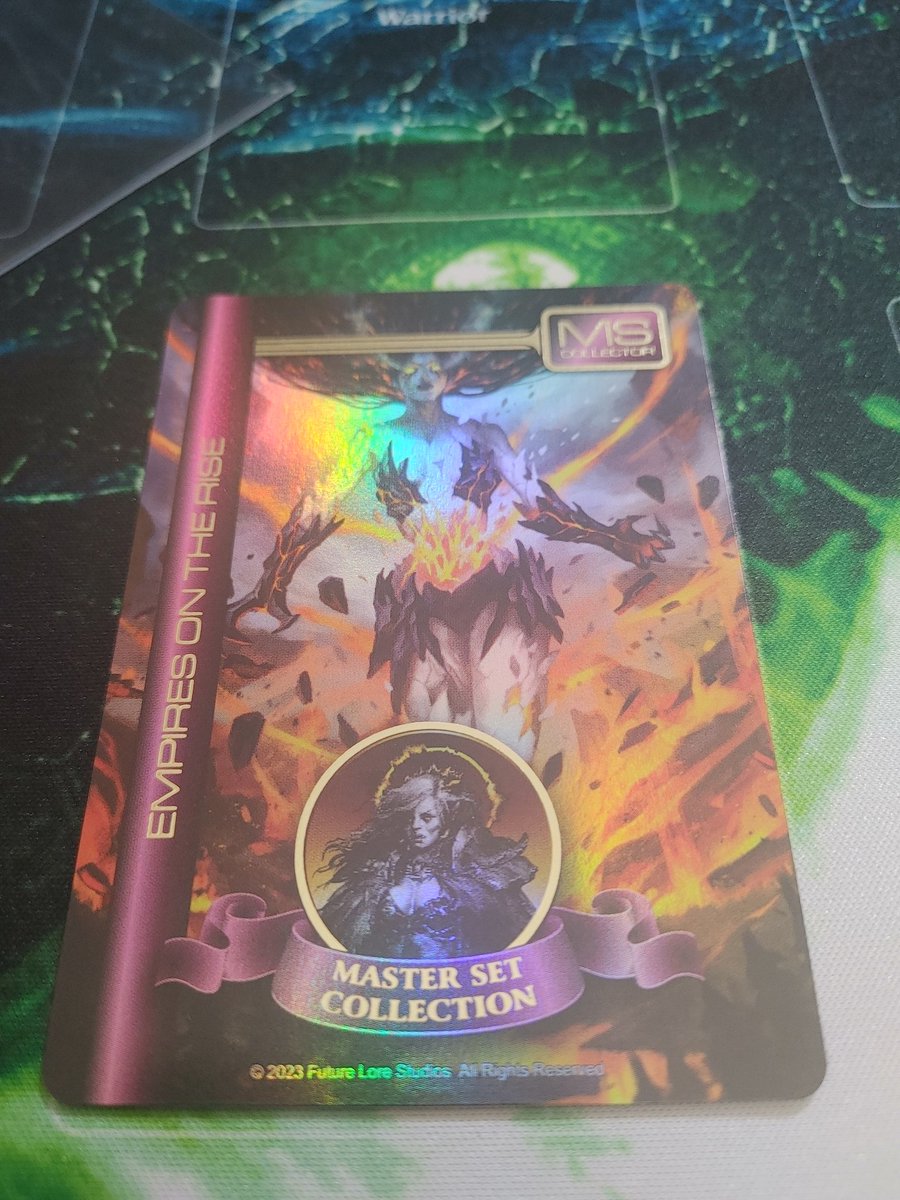 JBFepic's tweet photo. Here are some pictures of the Legions Realms at War master set and master class promos unsleeved to get a good look at that foiling
#TCG #Collectibles #legionsrealmsatwar https://t.co/cRWt1yPklV