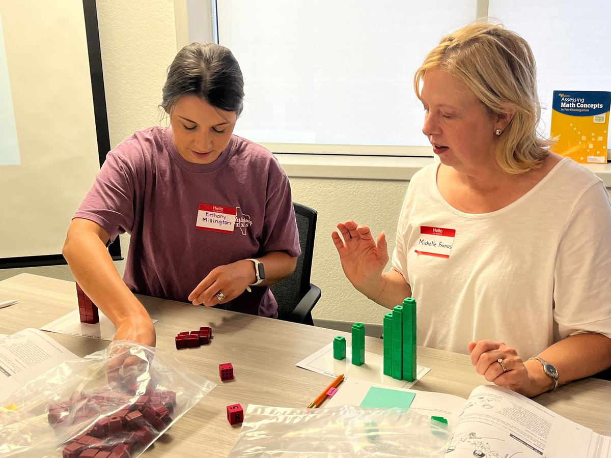 #ExceptionalLearning for #EachandEvery learner in <a href="/BeltonISD/">BeltonISD</a> and that means for our teachers too! Today was all about developing number concepts!  Take a look at those thinking faces!