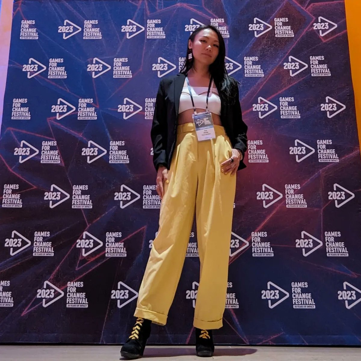 yiyiwzhang's tweet image. Thanks @G4C it was a blast! So fun to finally meet Lars, our lead eng @HeartMachineHQ in person, see @GasMaskedFellow again, and talk my face off about @gumbo_nyc and @GlitchCityLA as critical elements to the game dev ecosystem.

#g4c #g4c2023