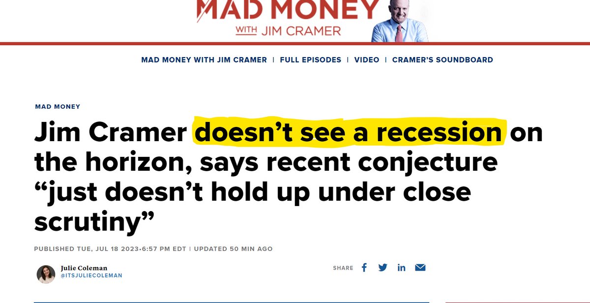 WallStreetMav's tweet photo. uh oh ... buckle up 😲

Recession is incoming fast. Hard Landing confirmed.

Inverse Cramer https://t.co/bsHjt6YmS6