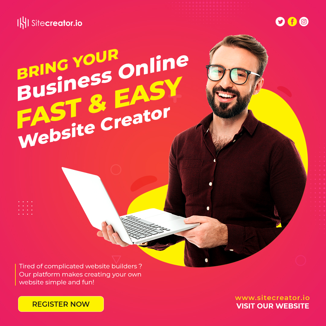 Sitecreator_io's tweet photo. 🌟 Elevate Your Online Presence with #Sitecreator 🌟

🚀 Build Your Website Effortlessly
🎨 Intuitive Design Tools
⚙️ Powerful Features
💼 Perfect for Any Business
🔒 Top-Notch Security

👉 Get Started Today : https://t.co/sIeu51upRJ

#WebsiteBuilder #WebDesign #Startup #creators https://t.co/VgCjwn8lWT