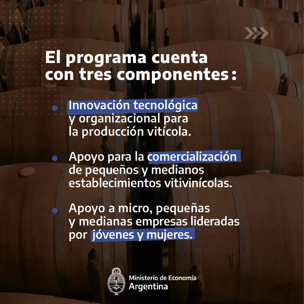 agriculturaar's tweet photo. El secretario @JuanjoBahillo junto a @JorgeNeme_ lanzaron la segunda edición del #PROVIAR que permite el apoyo a pequeños productores vitivinícolas afectados por la sequía.
#CreoEnArgentina https://t.co/fRN9T5g0tB