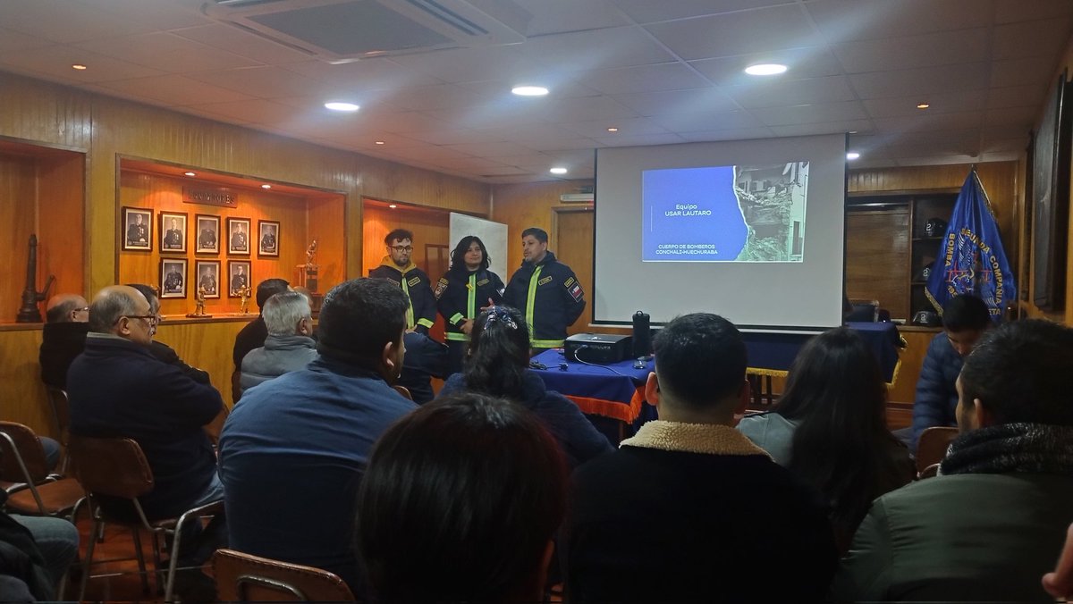 Nuestro Grupo de Rescate Urbano USAR Lautaro, continúa con las charlas informativas en las distintas compañías de la institución. Dando a conocer su trabajo, trayectoria y constante capacitación con el fin de reclutar nuevos integrantes.