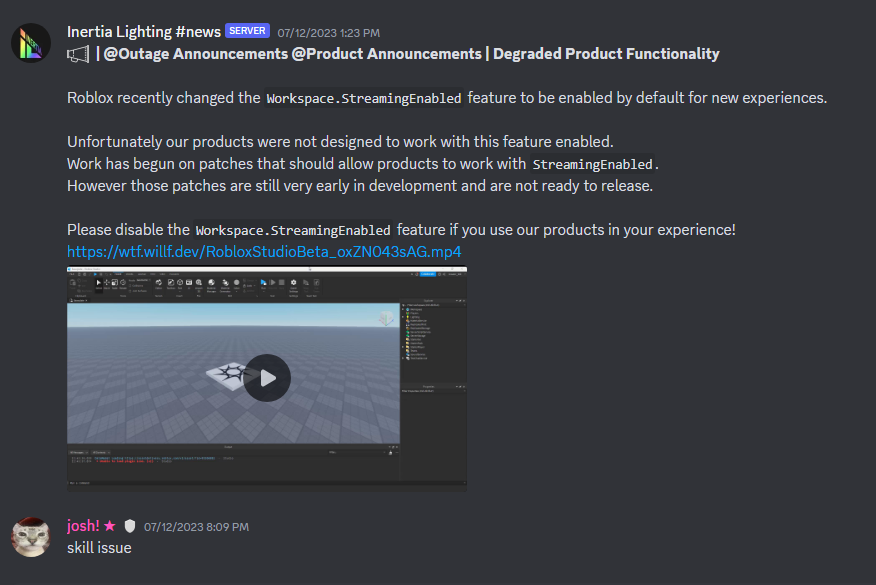 InertiaLighting's tweet photo. @nativelightrblx You called it a 'skill issue', but it seems like you are affected by it too! 🤦🤦🤦 https://t.co/o1OM0nqDKI