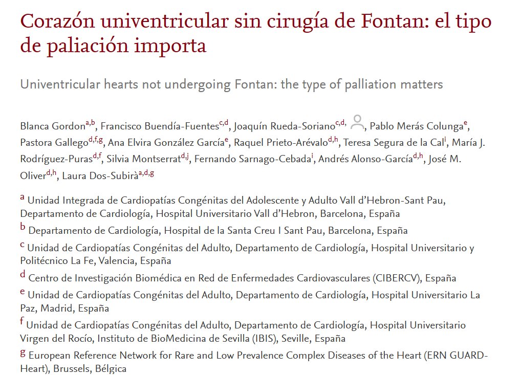 📢 Corazón univentricular sin cirugía de Fontan: el tipo de paliación importa
👩‍⚕️ <a href="/blancagordonr/">blancagordon</a> 

👉👉👉 cardioteca.com/cardiologia-cl…

#articuloteca #cardiologia #cardiotwitter
