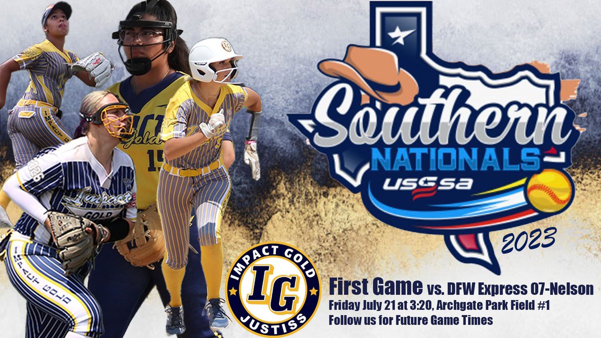 This weekend(Friday July 21st-23rd) is Southern Nationals in Plano. Check us out and follow for game updates. #goldblooded