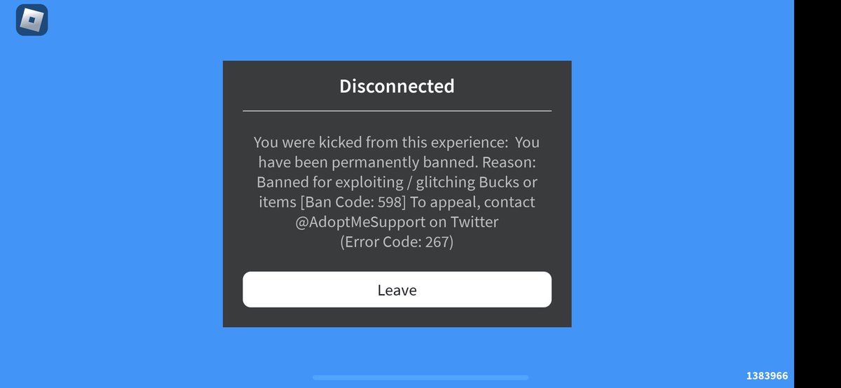 ax_x72's tweet photo. @AdoptMeSupport Please help why I can’t join ? https://t.co/eU2NBUpWGS