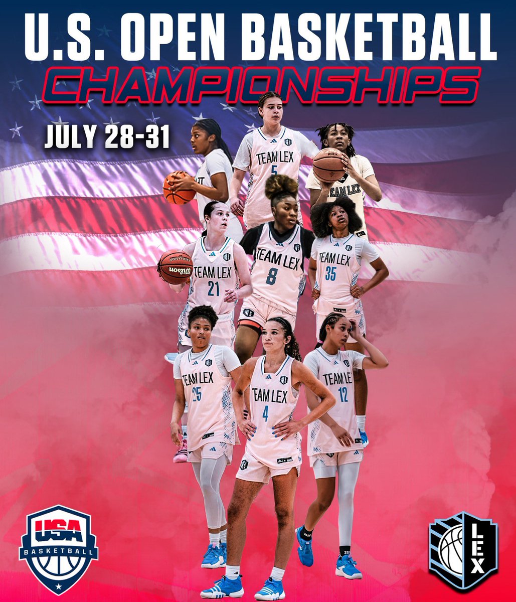 TeamLexHoops's tweet photo. Great honor for Team Lex Nation to be invited to the U.S. Open Basketball 🏀🏀💪💪Championships on July 28-31 in Memphis TN. 🔥🔥@USABYouth @PBRhoops @ https://t.co/Fc4Cigkaoj