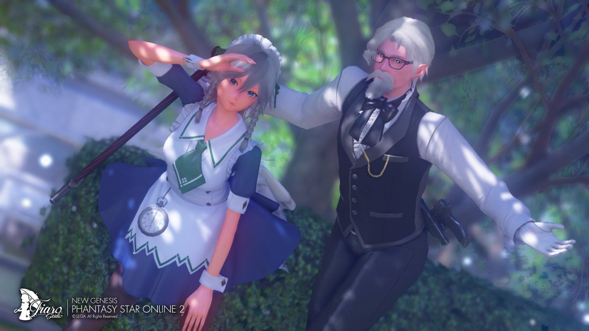 TiaroST_NGS's tweet photo. KFC🍗
#メンテの日なのでssを貼る
#PSO2 #NGS #PSO2NGS
#十六夜咲夜 #KFC_ES https://t.co/mqPiG4nl0k