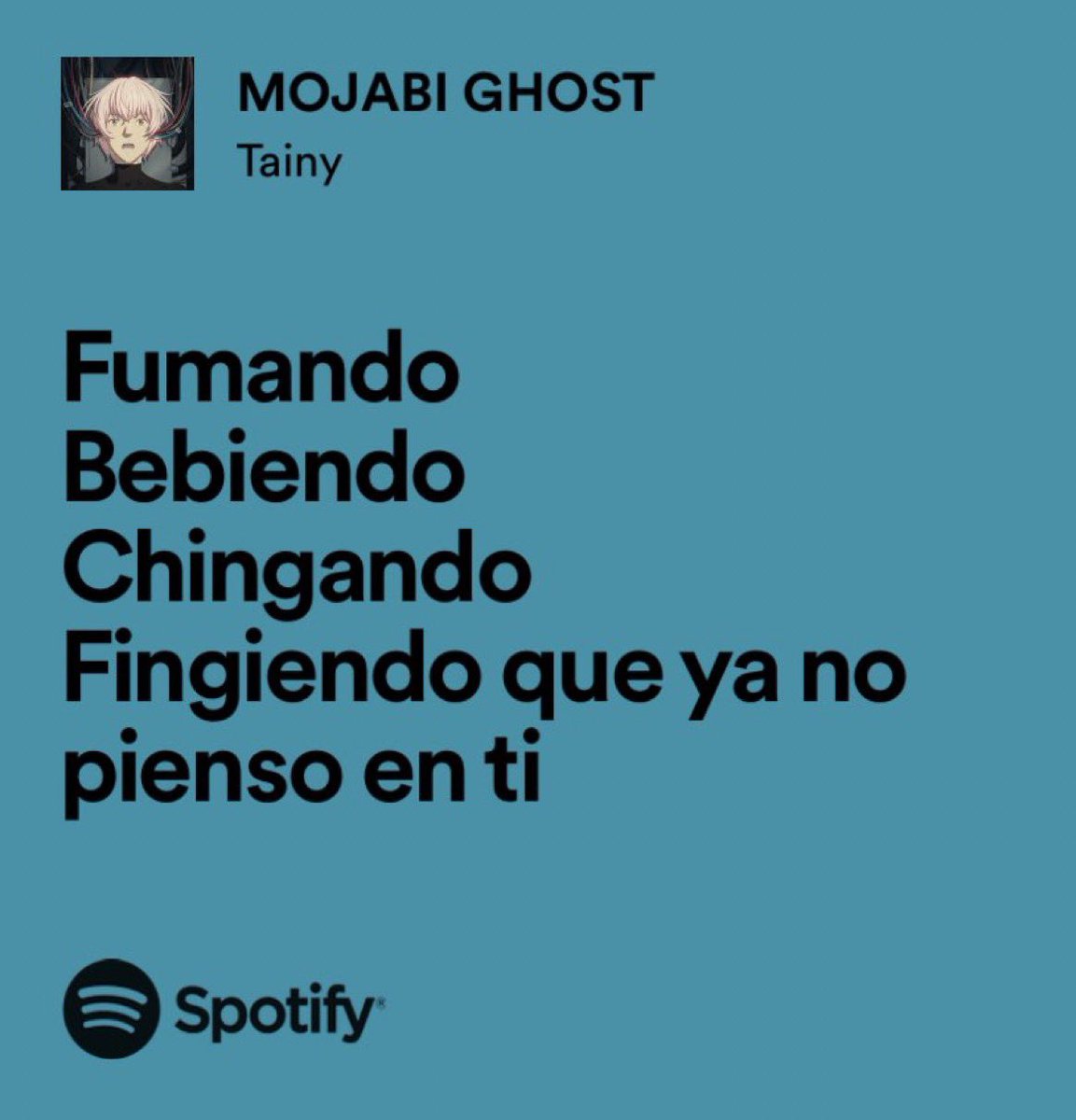 RT @spotyfrase: tainy - bad bunny / mojabi ghost https://t.co/KlTvPSHdWr