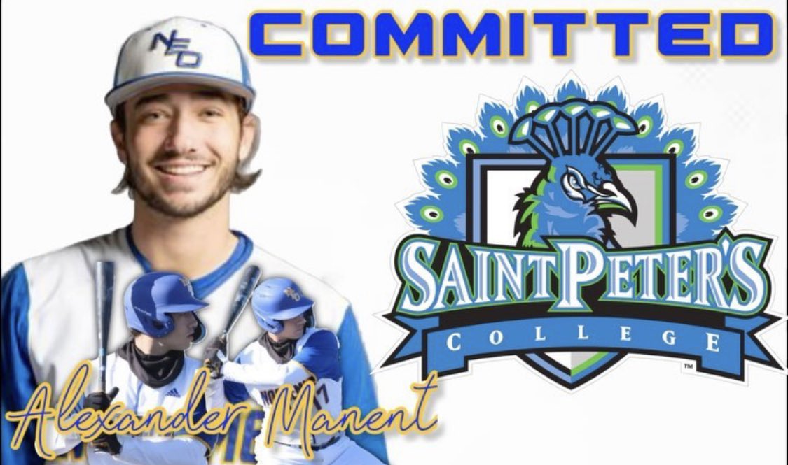 #HornetCommit 

Congratulations to Hornet Alum, Alex Manent on his commitment to SaintPeter’s College. #HornetNation <a href="/AlexanderManent/">Alexander Manent</a> <a href="/BMC_Baseball/">@BMC_Baseball</a>