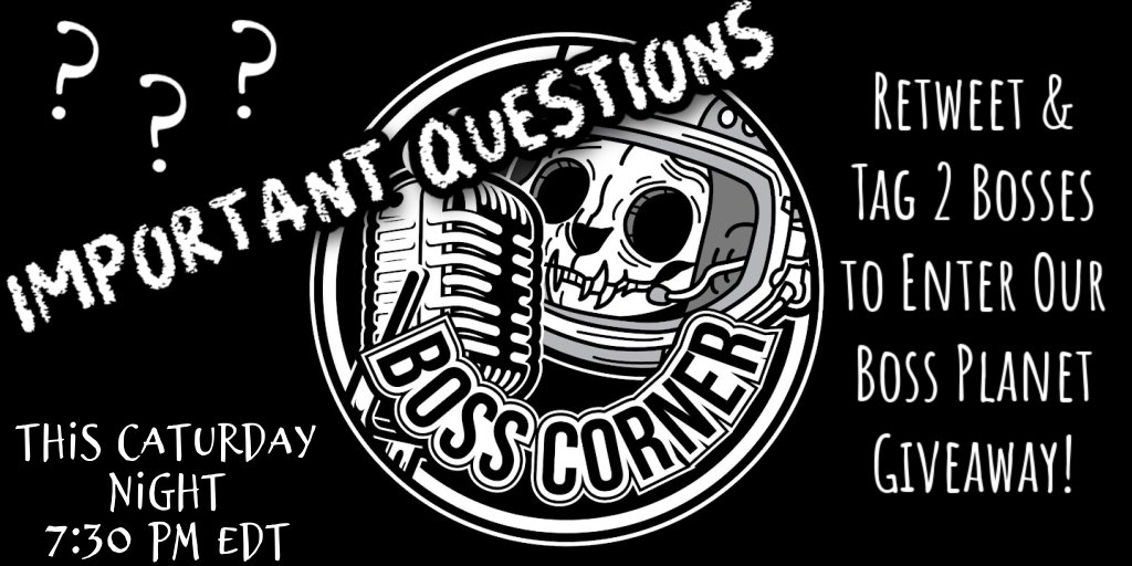 ミ★ 𝘉𝘰𝘴𝘴 𝘊𝘰𝘳𝘯𝘦𝘳 𝘌𝘱 38 ★彡

This #Caturday night, it's all Boss Cats!

Get to know the BCRC community by playing a little game we call IMPORTANT QUESTIONS🤔

Everyone that joins us on stage &amp; participates will win an NFT! 🙀

See you there🤘

x.com/i/spaces/1OwxW…