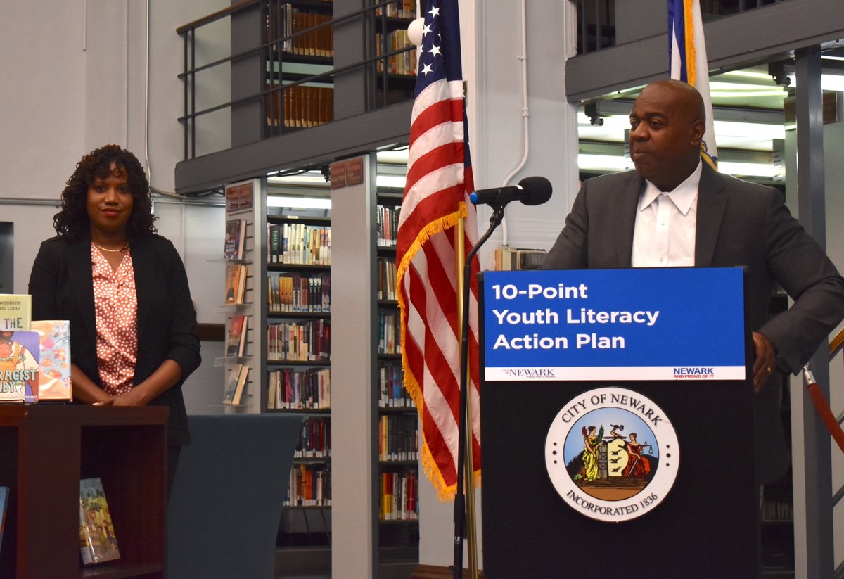 MattKadosh's tweet photo. Newark’s municipal gov't is stepping in with a campaign to boost literacy among the city’s youngest learners following reports that only 19% of the Newark Public Schools’ third graders passed last year’s state reading exam, city officials said today. https://t.co/iMgOhOOhff https://t.co/Zjtgez16L2