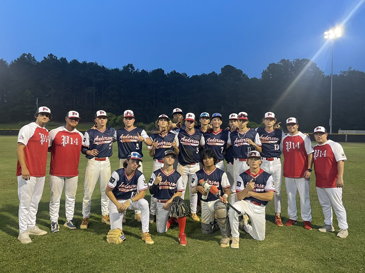 🚨 JR BOMBERS WIN 🚨 

Post 14: 10
Post 34: 1 

WP- Giles: CG 7 IP, 6 H, 1 ER, 0 BB, 3 K’s 

Robinson: 3-4, 3B, 2B, 4 RBI 
Holmes: 2-3, 1 RBI 
Mize: 2-3, 1 R 
Stone, Bain &amp; Wagner all have 1 hit 

With tonights win the JR Bombers are heading to the state tournament in Conway!