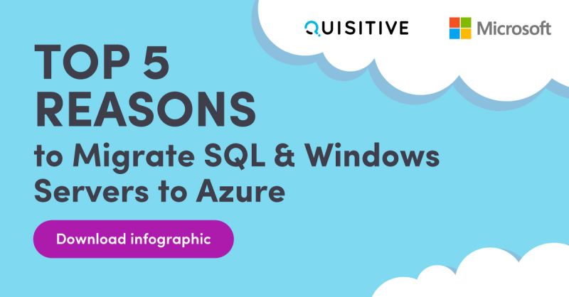 BeQuisitive's tweet image. Simplify your migration from Windows and SQL Servers to Microsoft Azure with Quisitive. quisitive.us/ufRDf #Windows #SQLServers