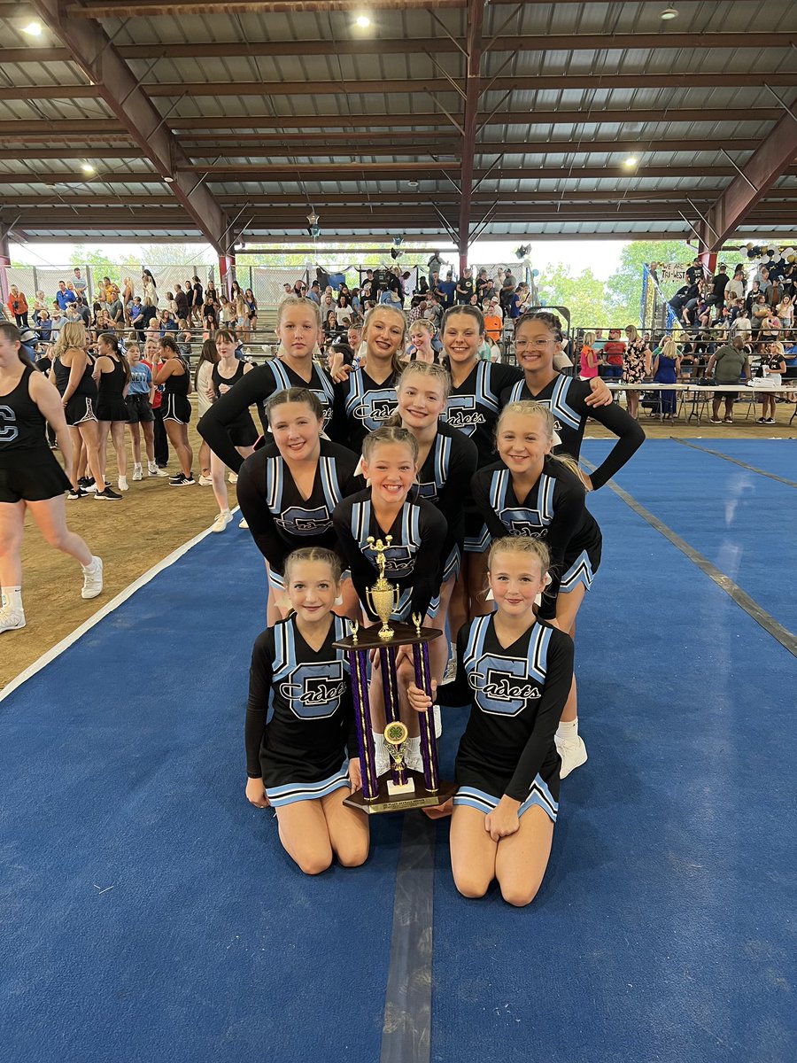 These girls crushed it! 1st place! Congrats Cheerleaders and Coach Quinn.