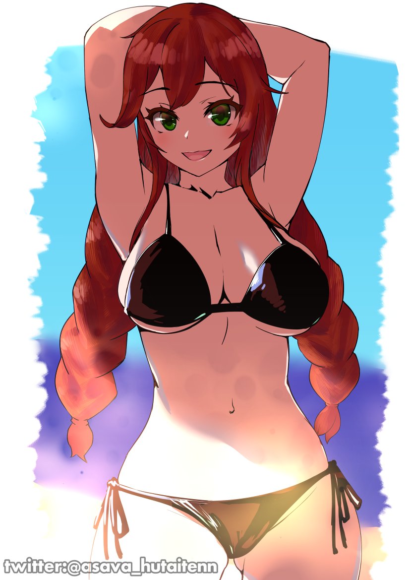 #能代進水日
黒ビキニ能代 