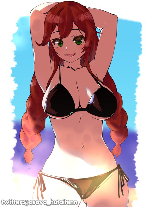 #能代進水日
黒ビキニ能代 