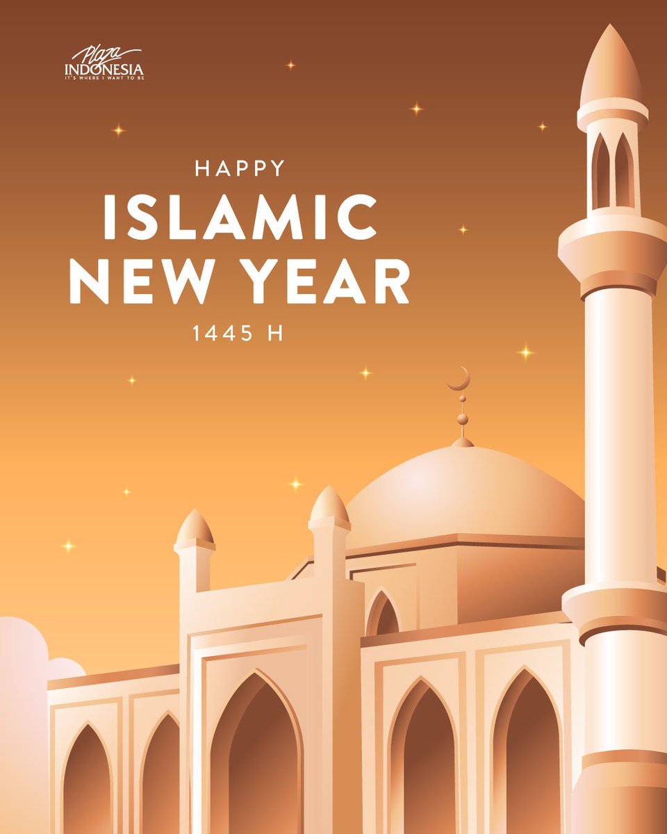 plazaindonesia's tweet photo. Happy Islamic New Year! May the beginning of the Islamic New Year brings you more opportunities to prosper and progress!
Have a peaceful and blessed Muharram!
#PlazaIndonesia
#YourSecondHome
#ItsWhereIWantToBe https://t.co/JeTPU4ro4l