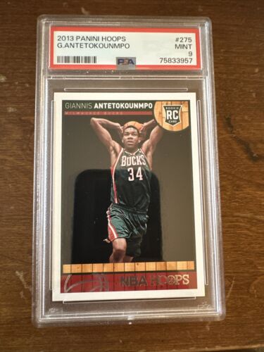 2013-14 NBA Panini Hoops #275 Giannis Antetokounmpo Rookie Card PSA 9 MINT #ad #thehobby https://t.co/FWt0OgibZs https://t.co/5RppaZiaFm