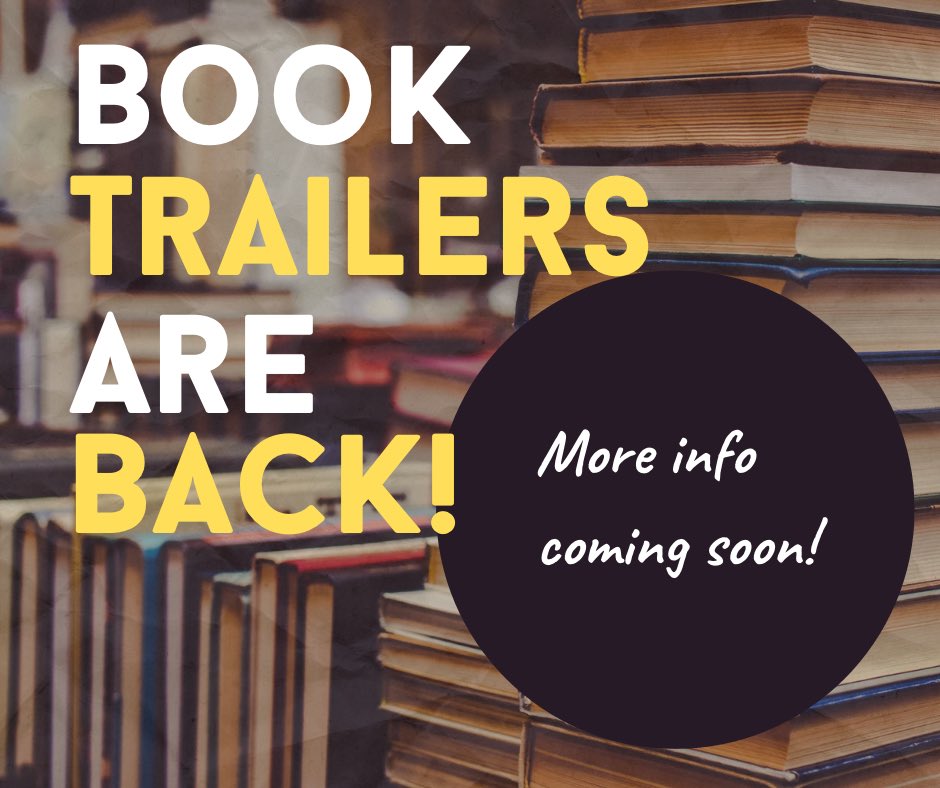 Excited to offer book trailers again! More info coming soon! #authors