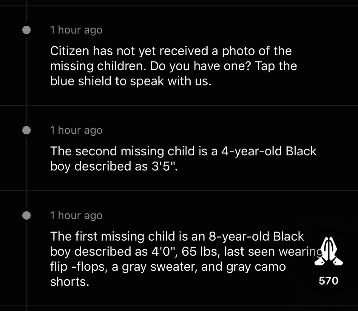 easmbr's tweet photo. If you live in the Wakefield/Bronx (NY) area please be on the lookout for two children that were reported missing about 1 hour ago. Live info from the @CitizenAppNYC @CitizenApp @NYPDnews https://t.co/MifxDzD5fT