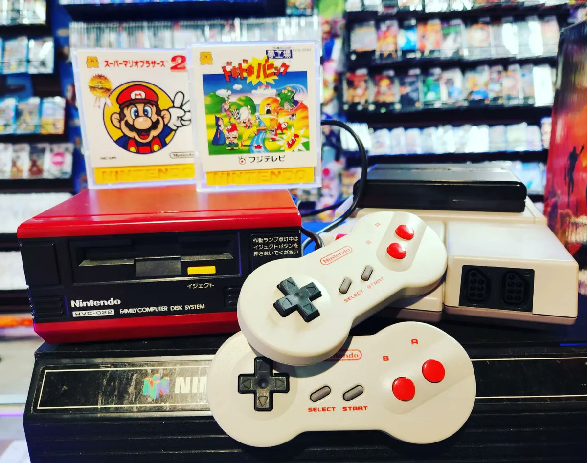 dimension_retro's tweet photo. Some of today's trades/purchases!
Lots of cool stuff including a famicom disk , Famicom AV and different doom items.
We are always buying!cash/store credit.
#nintendo #zelda #pokemon #famicom #famicomav #doom #Edisonparkchicago #parkridgeillinois #chicago #illinois https://t.co/UHDpj0yJid
